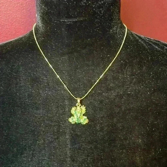 Lauren-Spencer Frog Necklace - Picture 1 of 10